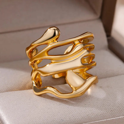Hollow Wide Ring